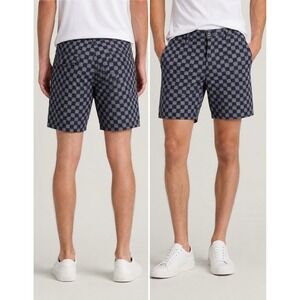 MARC BY MARC JACOBS Abstract Ikat Checker Print Cotton Short